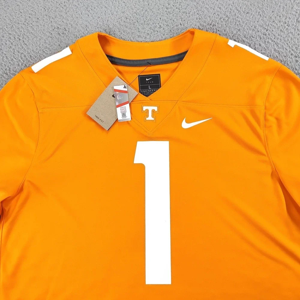 Tennessee Volunteers Jersey Men Large Orange Nike Team Engineered 1 Jason Witten
